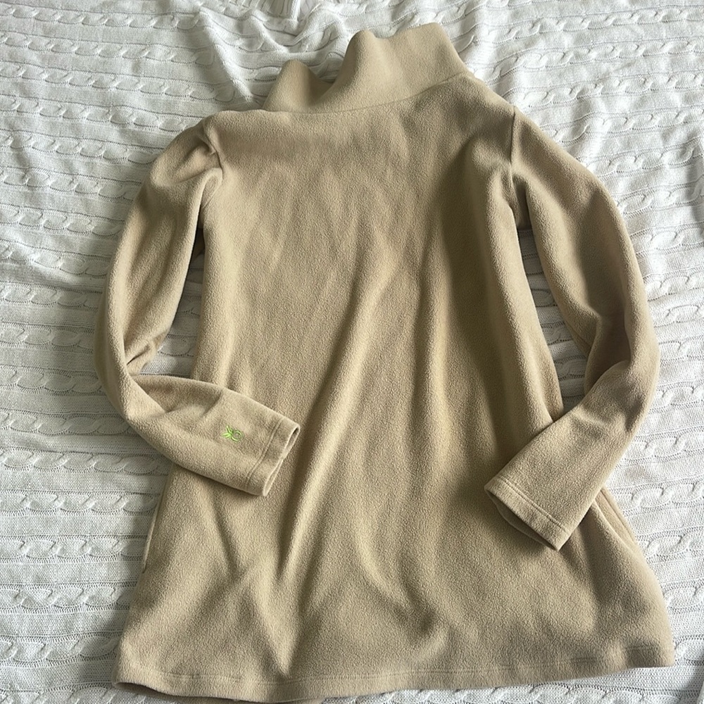 Dudley stephens cobble hill medium tunic turtleneck natural blush
